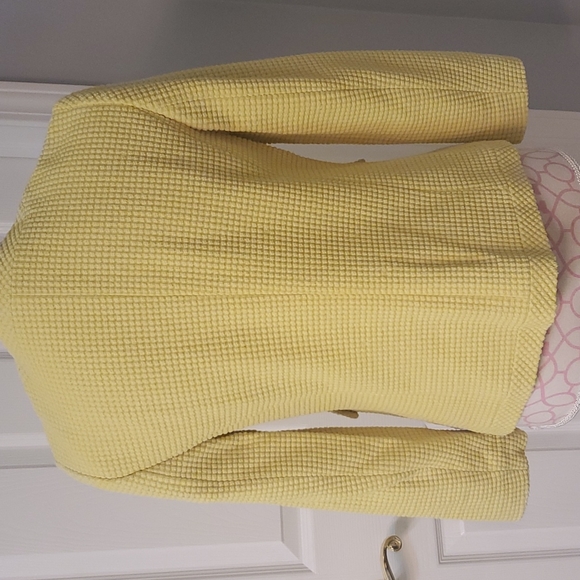Ann Taylor yellow blazer jacket long sleeve size 2 - Picture 5 of 8